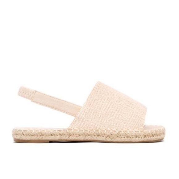 peep toe slingback espadrilles